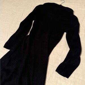 Abercrombie & Fitch Black Cowl Neck Dress
